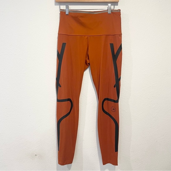 adidas by Stella McCartney TRUEPACE Long Tights Brick Women size M - Picture 12 of 13